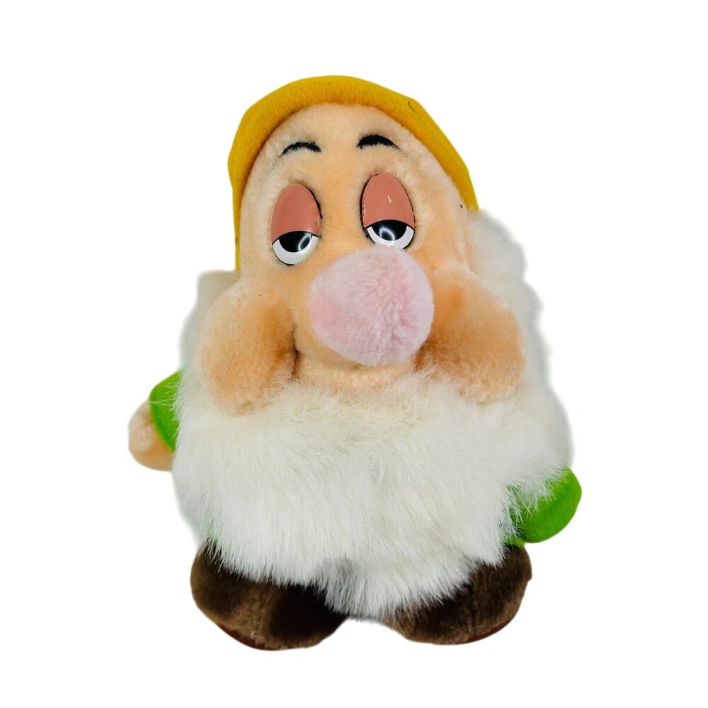 Vintage Disneyland Sleepy Plush‎ Snow White & Seven Dwarfs Disney Stuffed 7"